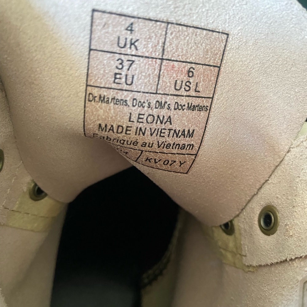 Dr. Martens Leona Women’s Leather Heeled Boots - Picture 8 of 8